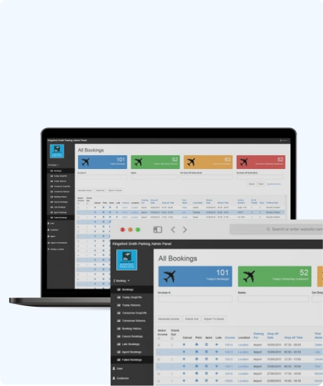 Airport Parking Operator Booking System