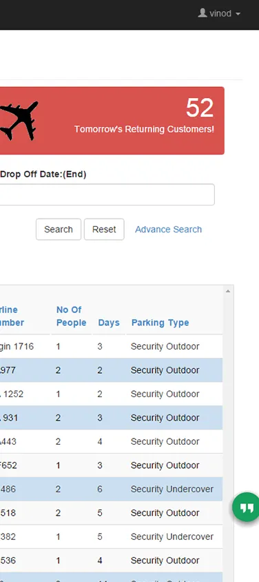 Airport Parking Operator Booking System - 01