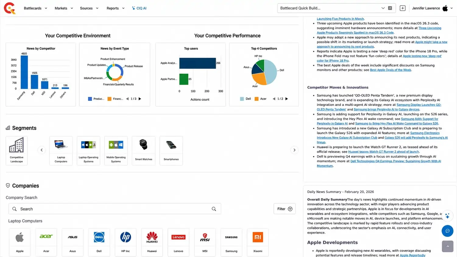 Competitor Analysis Portal