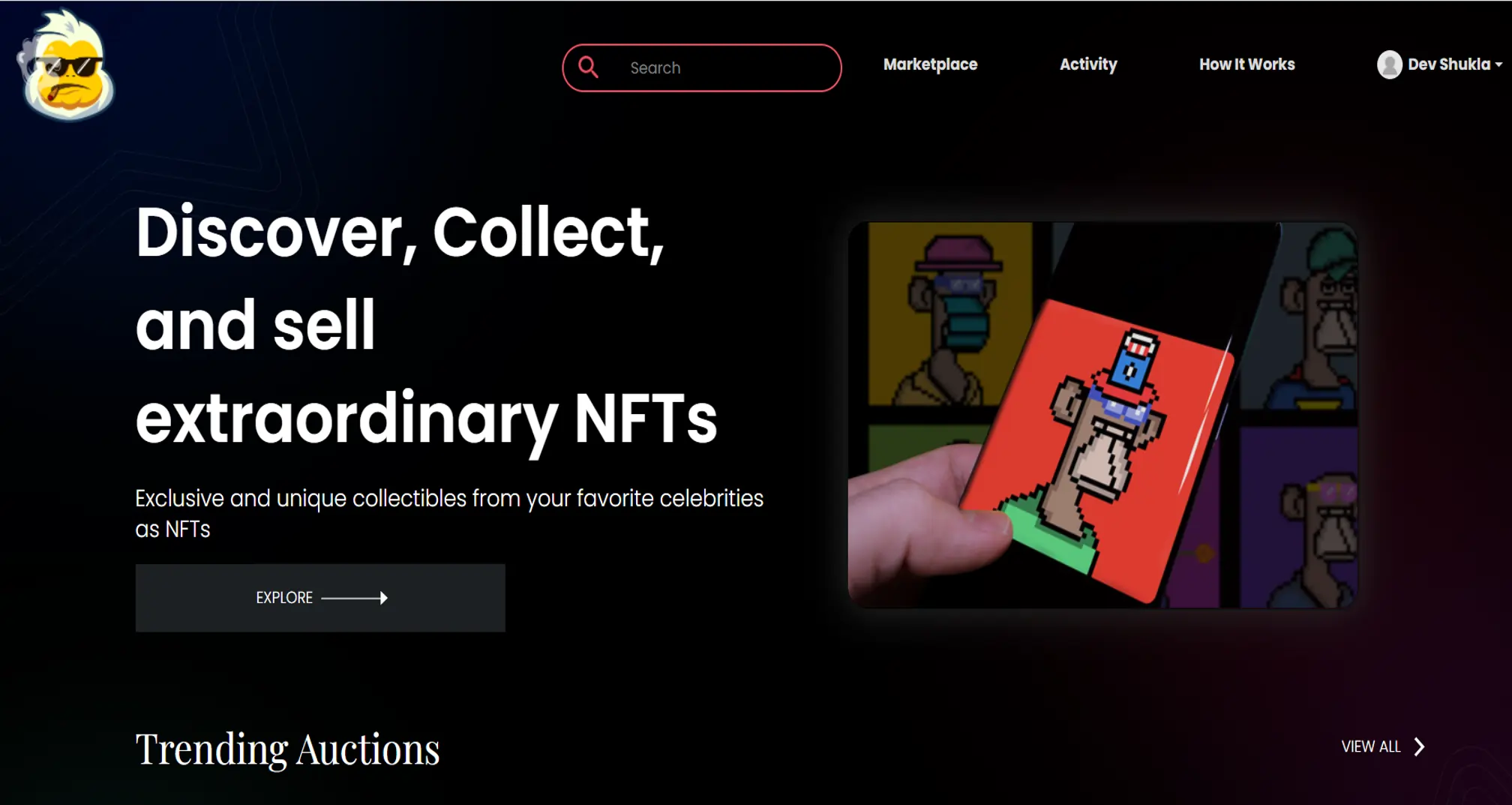 Digital NFT Marketplace