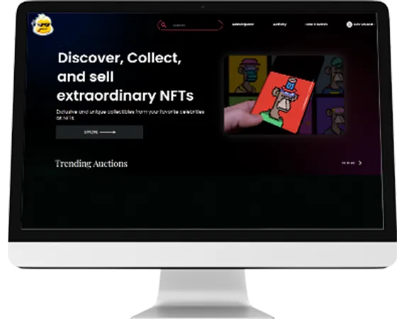 Digital NFT marketplace - banner