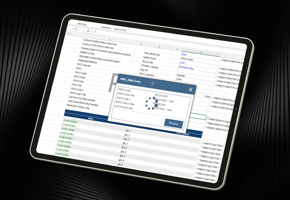 Excel Add-in Development Financial Workflow Automation 05