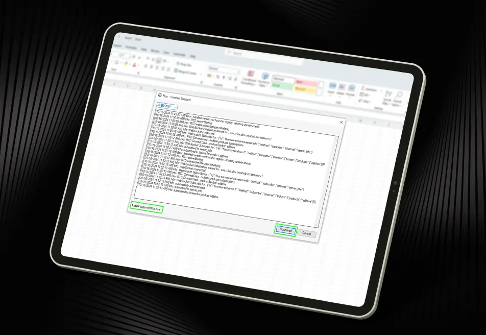 Excel Add-in for Oil Market Data 03