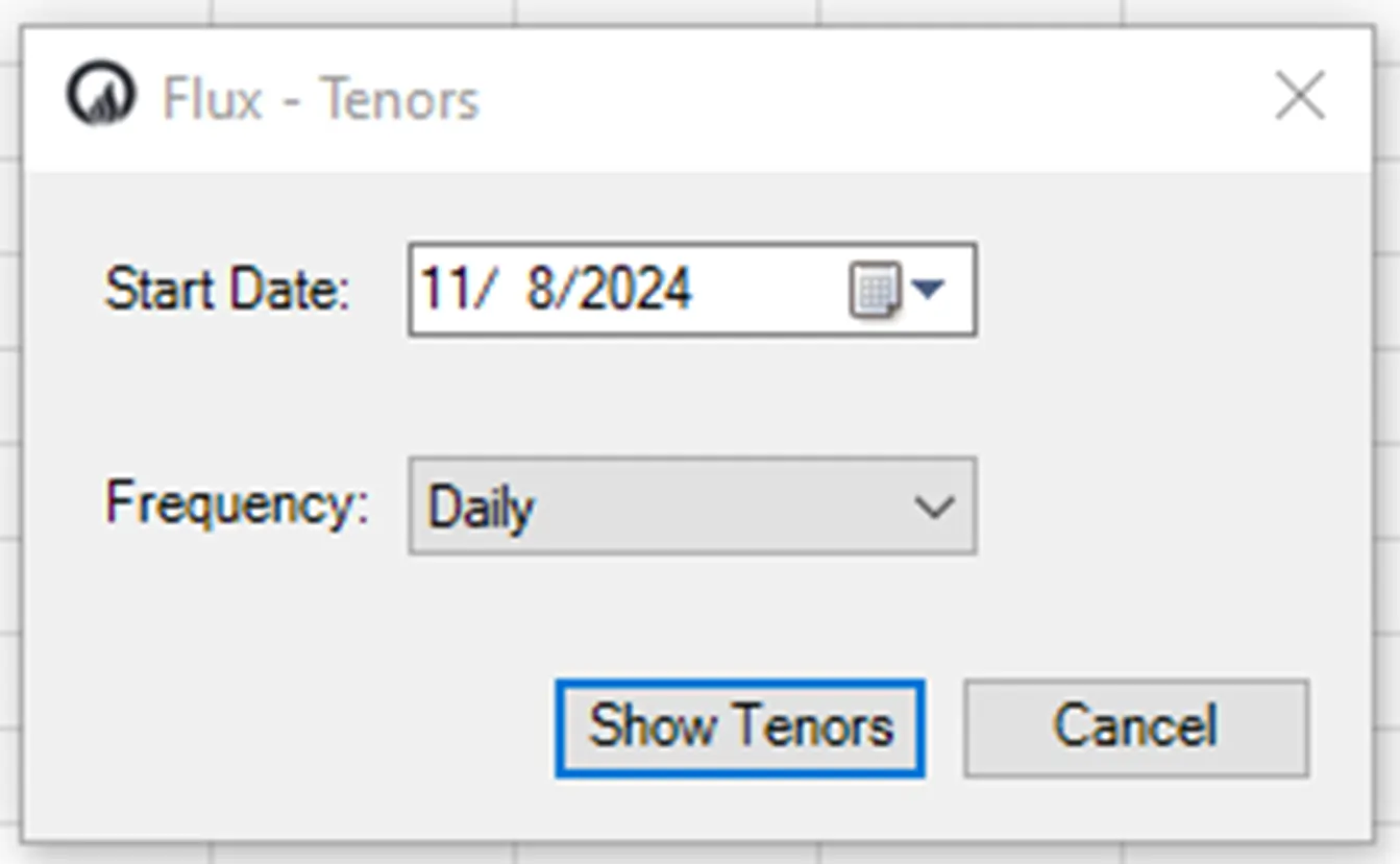 Excel Add-in for Oil Market Data