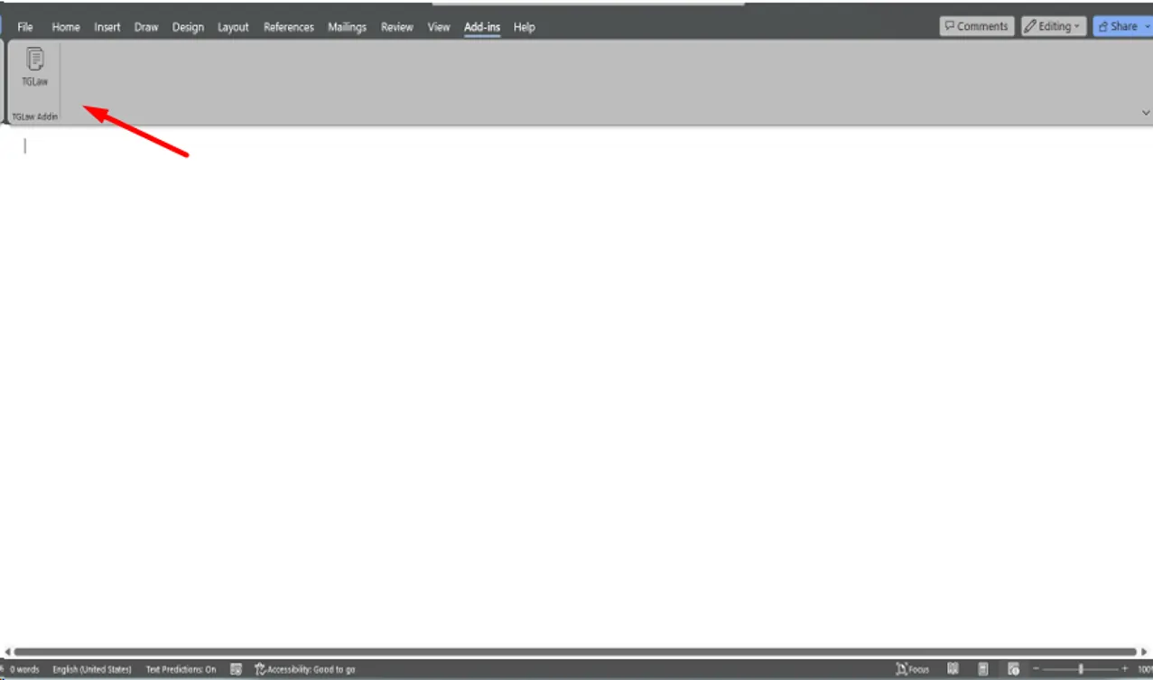 Legal Document Automation Word Add-in