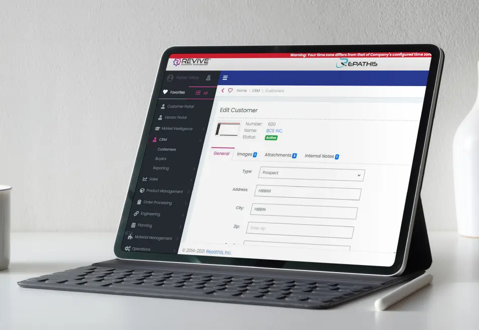 Manufacturing ERP Software Development Revive 10