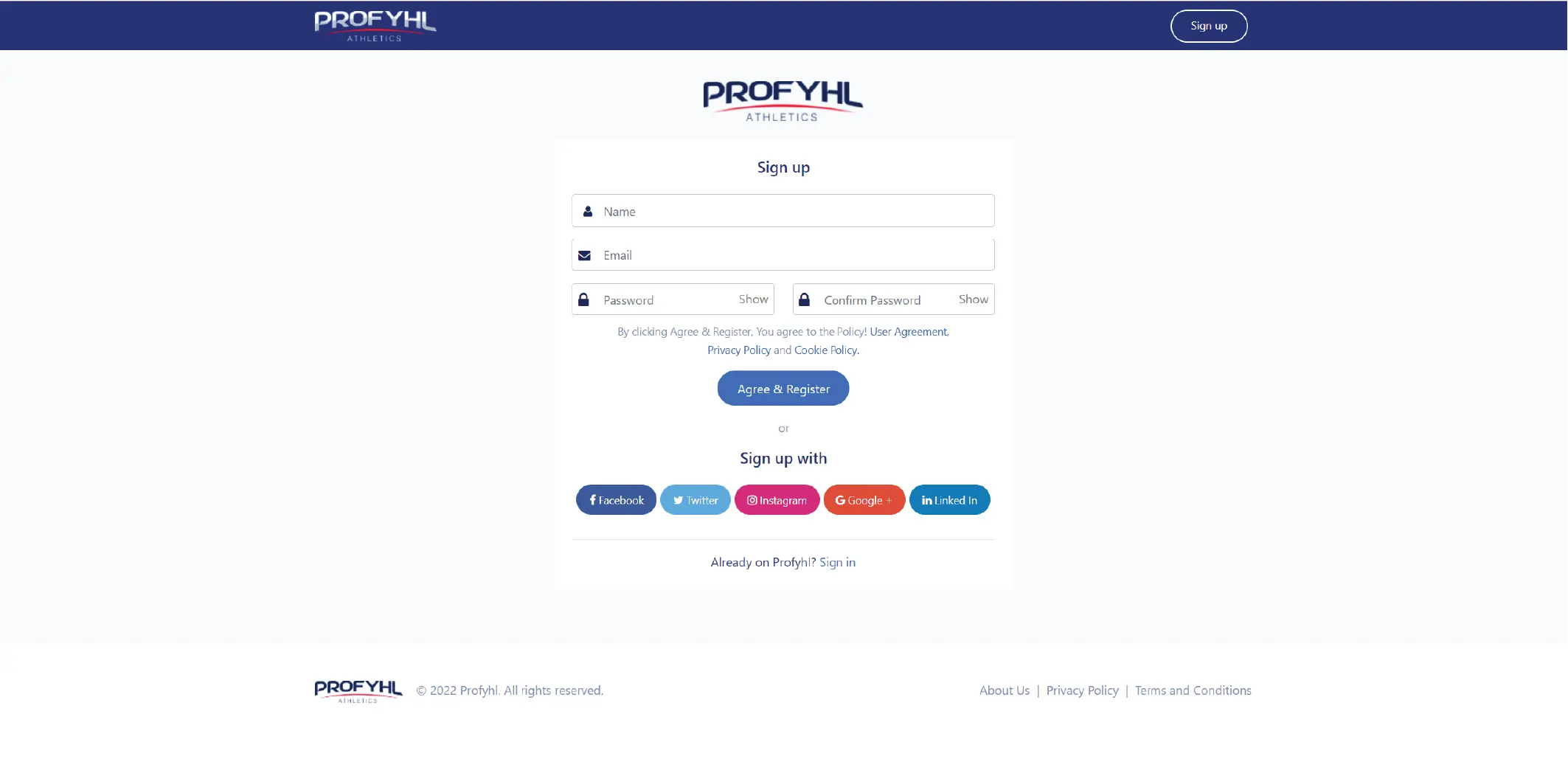 Profyhl Sports Networking Platform 07