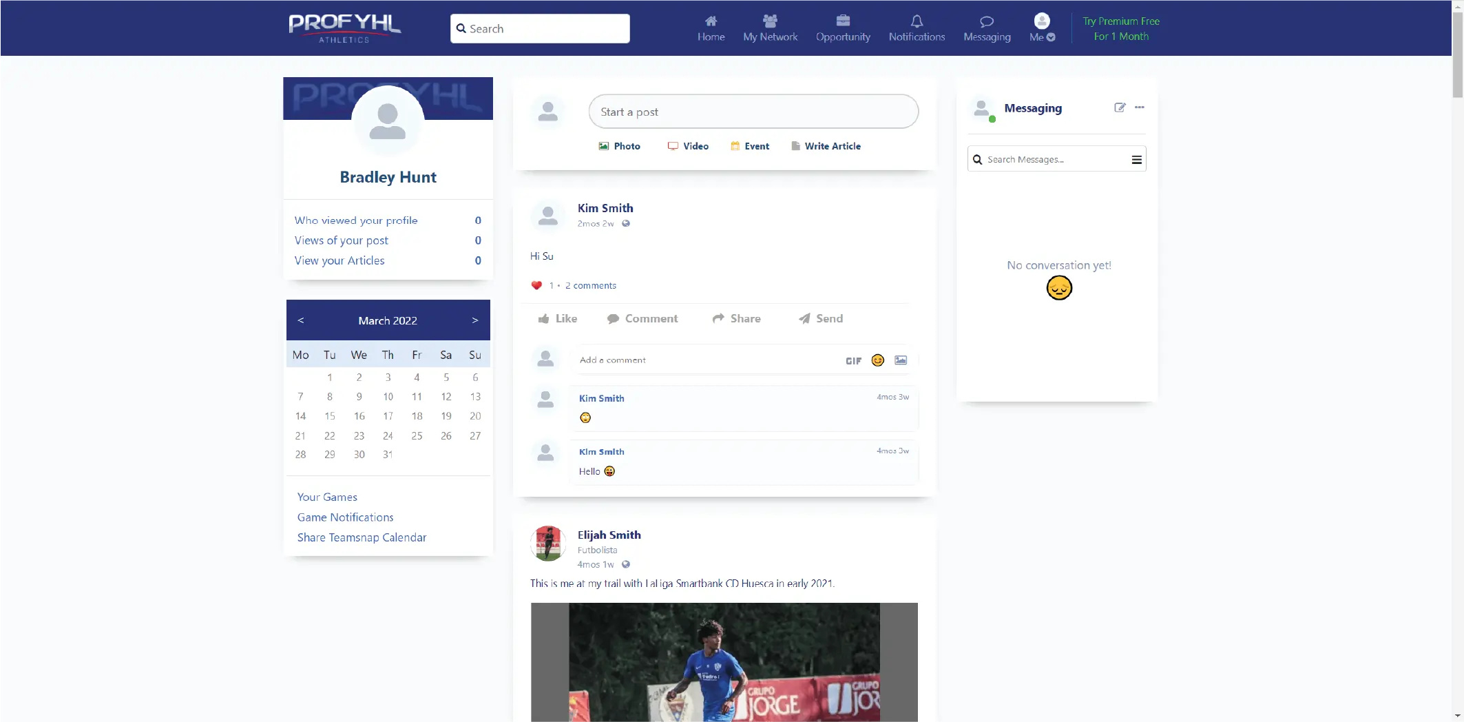 Profyhl Sports Networking Platform 08