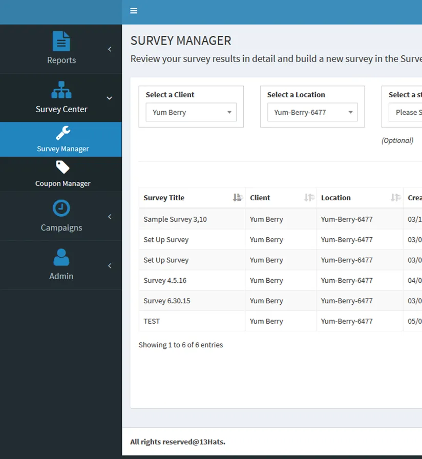 Survey Management System - 02 Survey Management System - 02