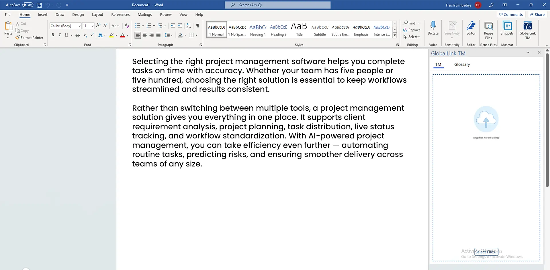 Translation Management System
