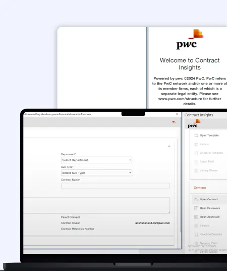 PWC Contract Management Word Add-in for Legal Workflow Automation