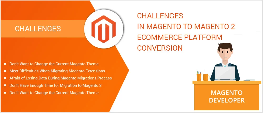 Challenges in Magento to Magento 2 eCommerce Platform Conversion