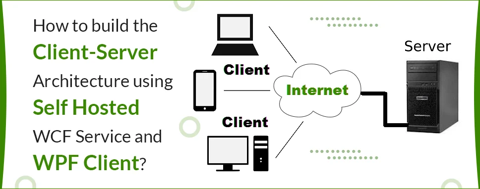 How to build the Client-Server Architecture using Self Hosted WCF Service and WPF Client?