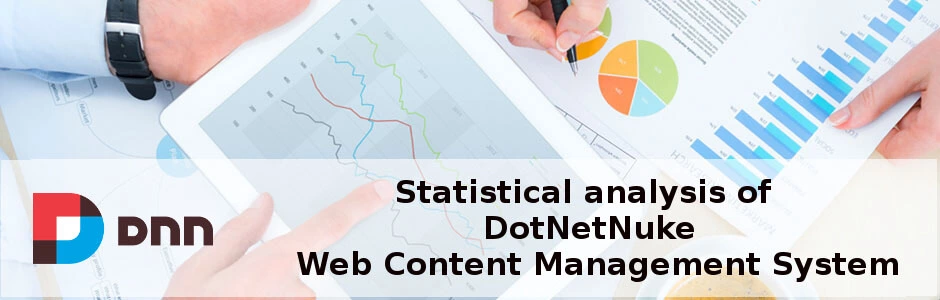 Statistical analysis of DotNetNuke, Web Content Management System