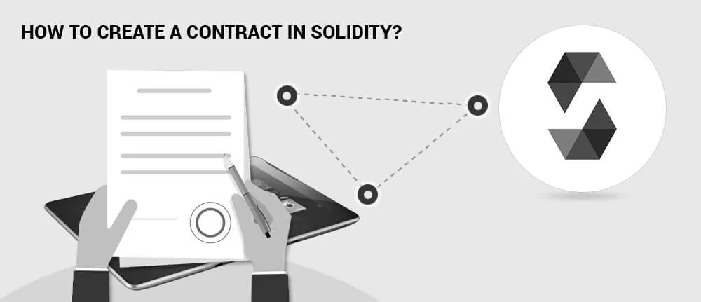 How to create a contract in Solidity 