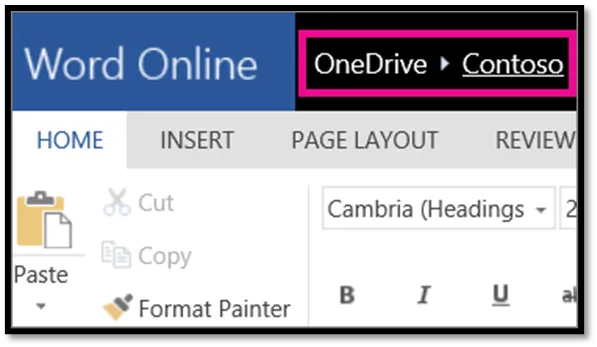 OneDrive for Word