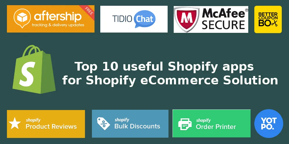 Useful Shopify Apps for eCommerce Solution Useful Shopify Apps for eCommerce Solution