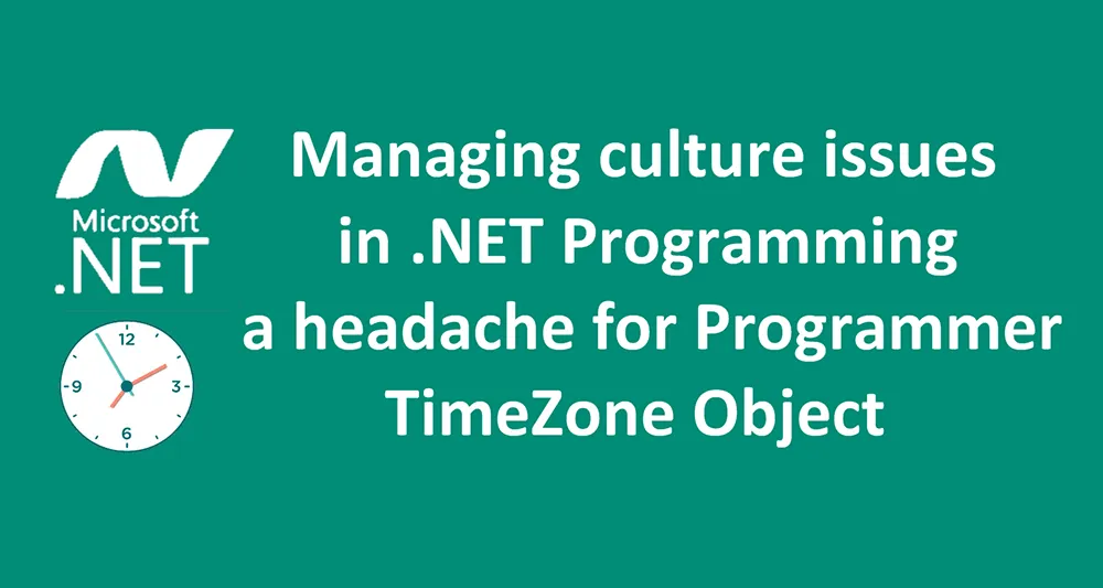 Timezone Object in Net Programming