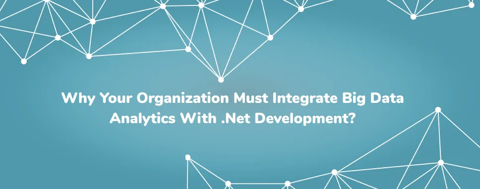 Why Your Organization Must Integrate Big Data Analytics with .Net Development?