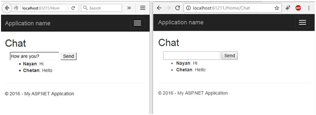 ASP.net Signalr for Real Time Applications Method