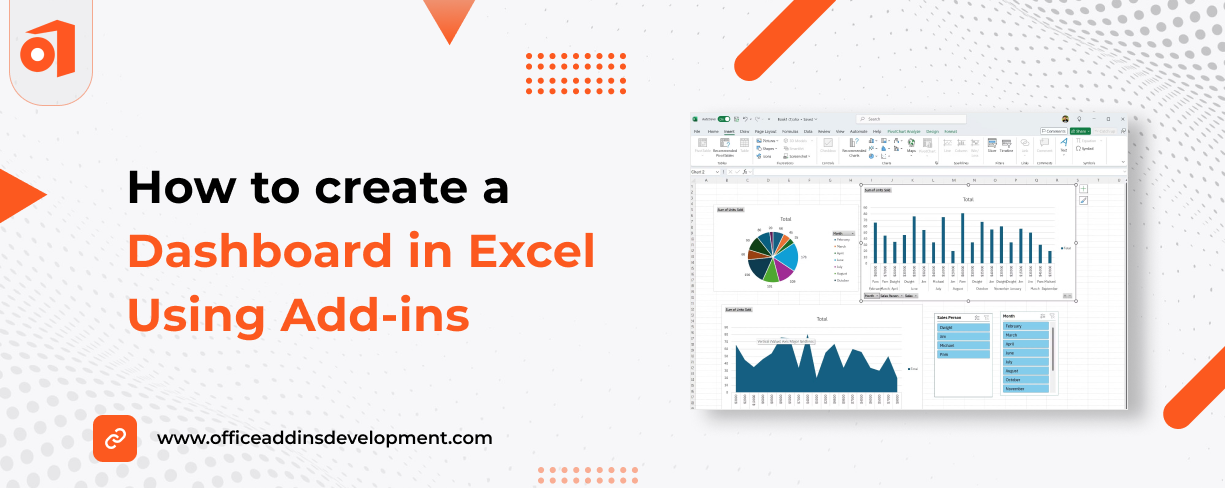 How to create a Dashboard in Excel Using Add-ins