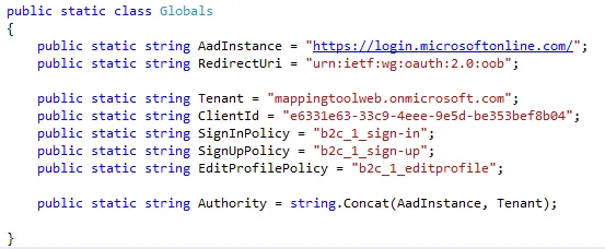 Integration of Azure Ad B2C with Dot Net Desktop Applications