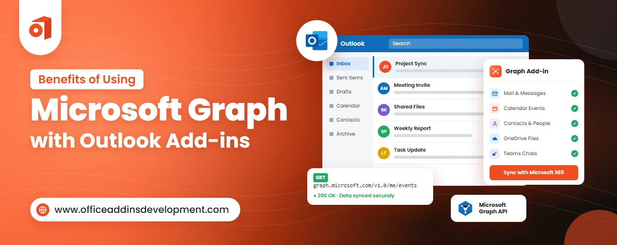 Benefits of Using Microsoft Graph with Outlook Add-ins Benefits of Using Microsoft Graph with Outlook Add-ins