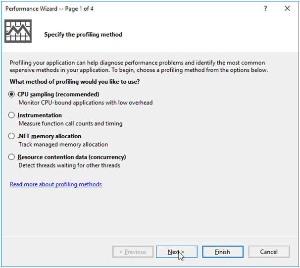 Performance Profiling Method in Visual Studio Performance Profiling Method in Visual Studio